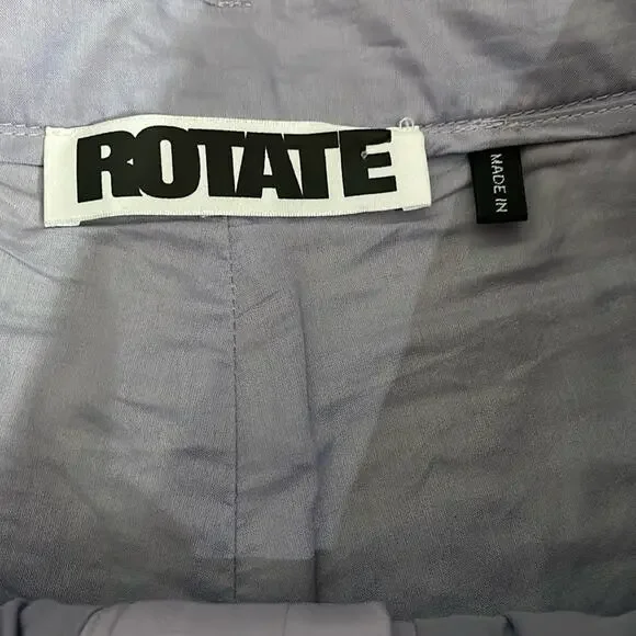 ROTATE Faux Leather Purple Pants New Size 6 retails $234